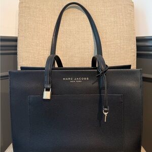 Marc Jacobs Black Leather Tote